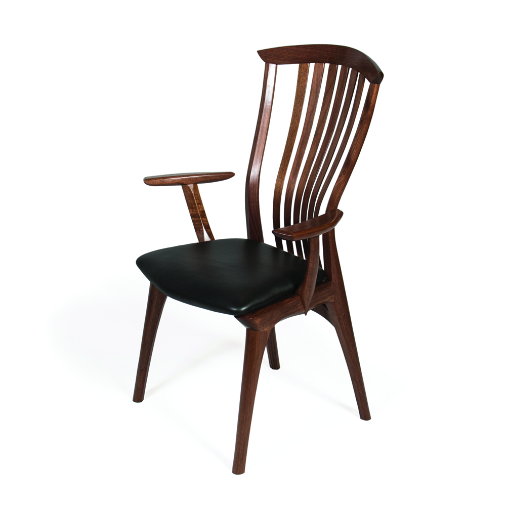 Sculpted Fanback Arm Chair 2016-2017