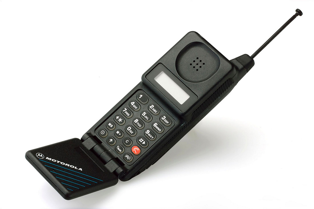 Motorola MicroTAC Phone by Rudy Krolopp, Design Director, Motorola, 1989